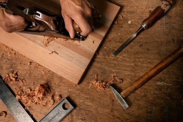 Custom furniture wood grain